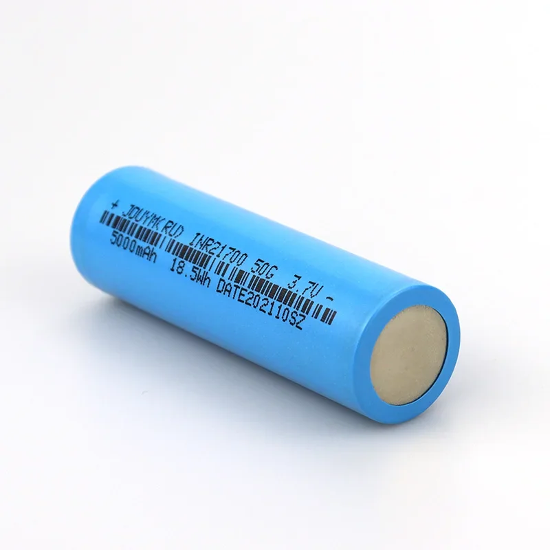 100% Original 21700 Battery 3.7V  21700 5000mAh High Rate Discharge Cell 50GRechargeable Lithium Batteries