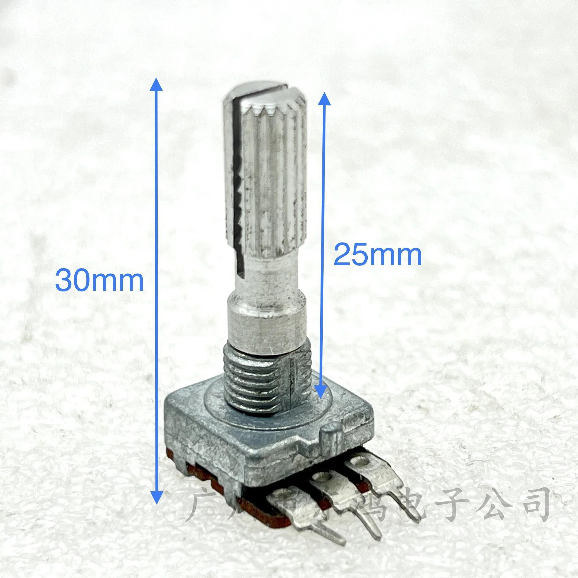 1 pcs Japanese Noble 12 tripod potentiometer B20K with midpoint positioning shaft length 25mm
