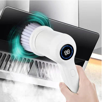 Portable waterproof electric scrubber Kitchen Brush Cleaner Dishwashing cleaning brush multifunctional bathroom