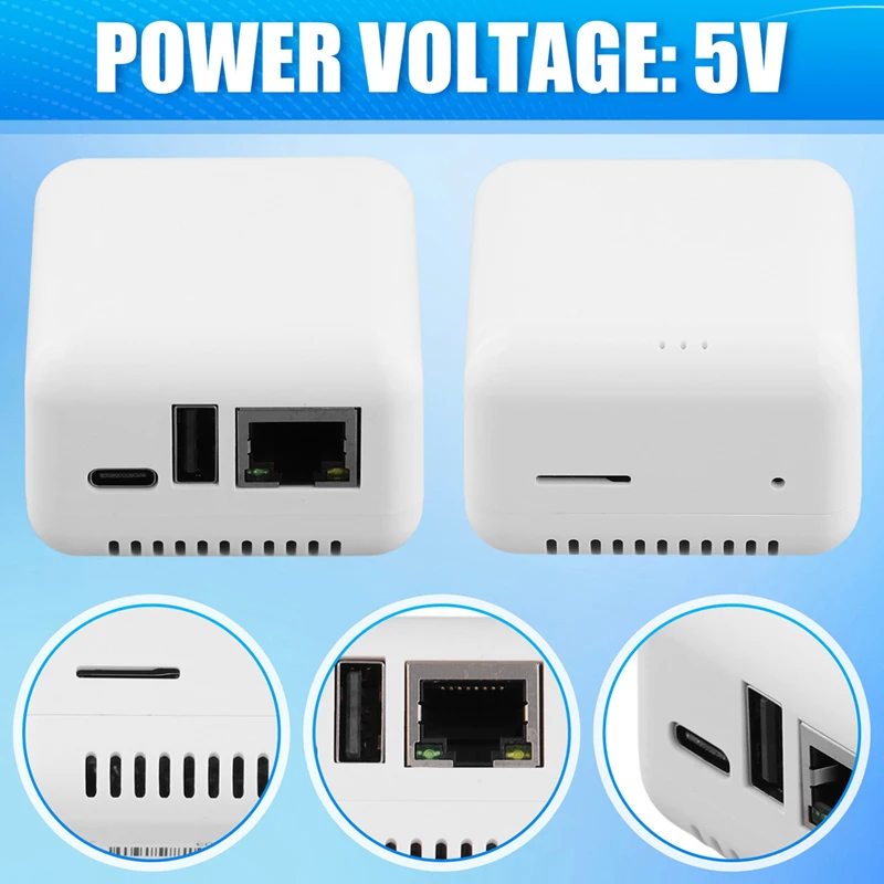 ABJI-P330 Mini Server di stampa Connessione via cavo USB 2.0 Stampa facile, Mini Server di stampa per stampa su cloud NP330