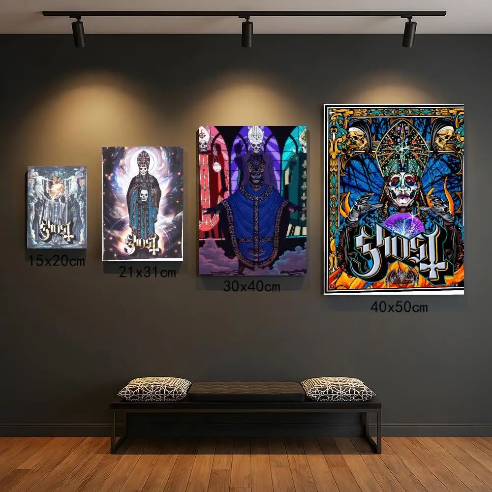 band G-Ghost-T Painting Calligraphy Boho Botanical Decor for Living Room  Elegant Home Style