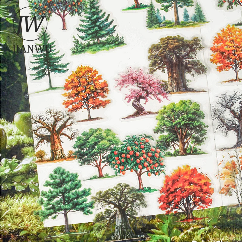 

Стикеры JIANWU серия «Ветви»