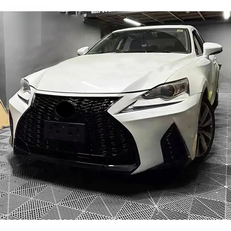 PP Material Facelift Car Body Kit With Front Grille & Front Bumper Suitable For 2013-2019 Lexus IS250 IS300, 2021 IS500 F Sport view 4