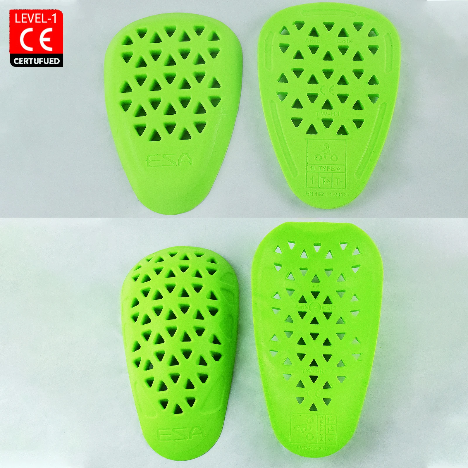 

Защитные вставки для мотоциклетной экипировки с сертификатом CE: защита спины, коленей и бедер, ударопрочные накладки для курток и брюк, для езды по дорогам.