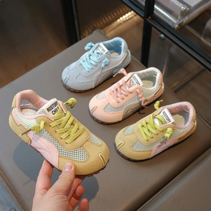 

Candy Color 2025 Summer Children's Casual Shoes Transparent Mesh Breathable Fashion Trend Shoes Comfortable Lightweight Sneakers