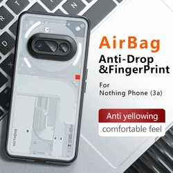 For Nothing Phone 3A 3 A Pro Case Luxury Armor Transparent Matte Back Cover For Phone3A 3APro Acrylic Shockproof Bumper Funda