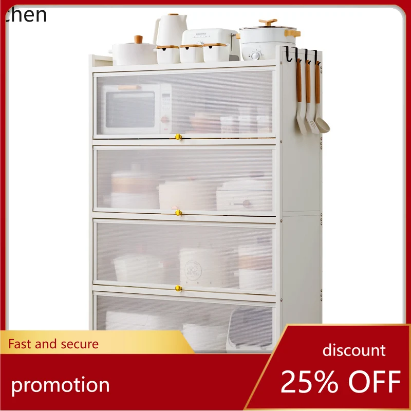 

YFY Storage Cabinet Multi-Function Bowl Sideboard Cabinet Cabinet Flip Door Locker