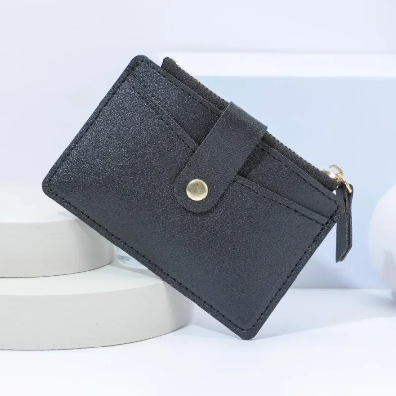 Thin Vintage Women Leather Small Wallet Slim Credit Card Holder Money Bag High Quality ID Card Case Hasp Pocket Mini Purse