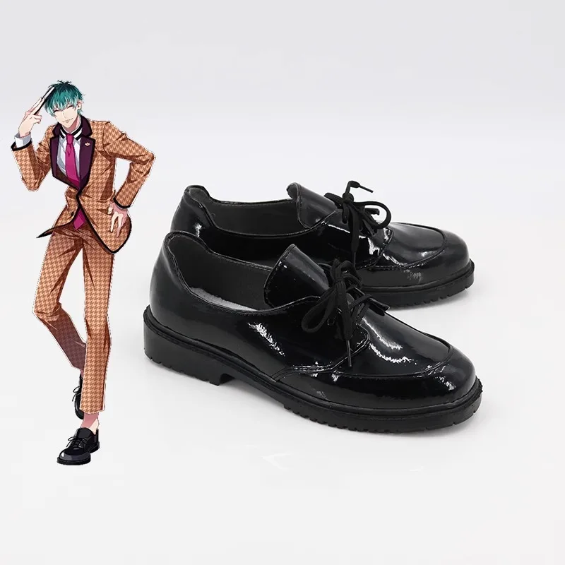 Hypnosis Microphone Sasara Ssr Cosplay Costume Shoes Handmade Faux Leather Silvery Boots Shoes