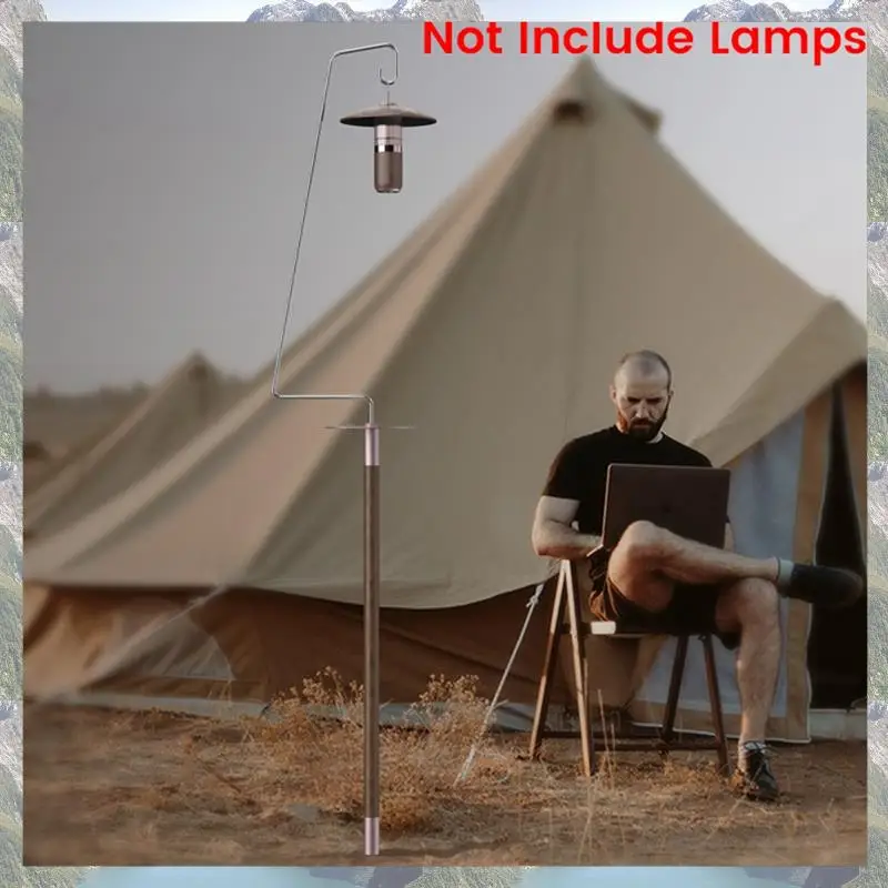 

2025 Trend Outdoor Camping Lamp Pole Camping Light Stand Portable Storage Light Bracket Foldable Light Stand