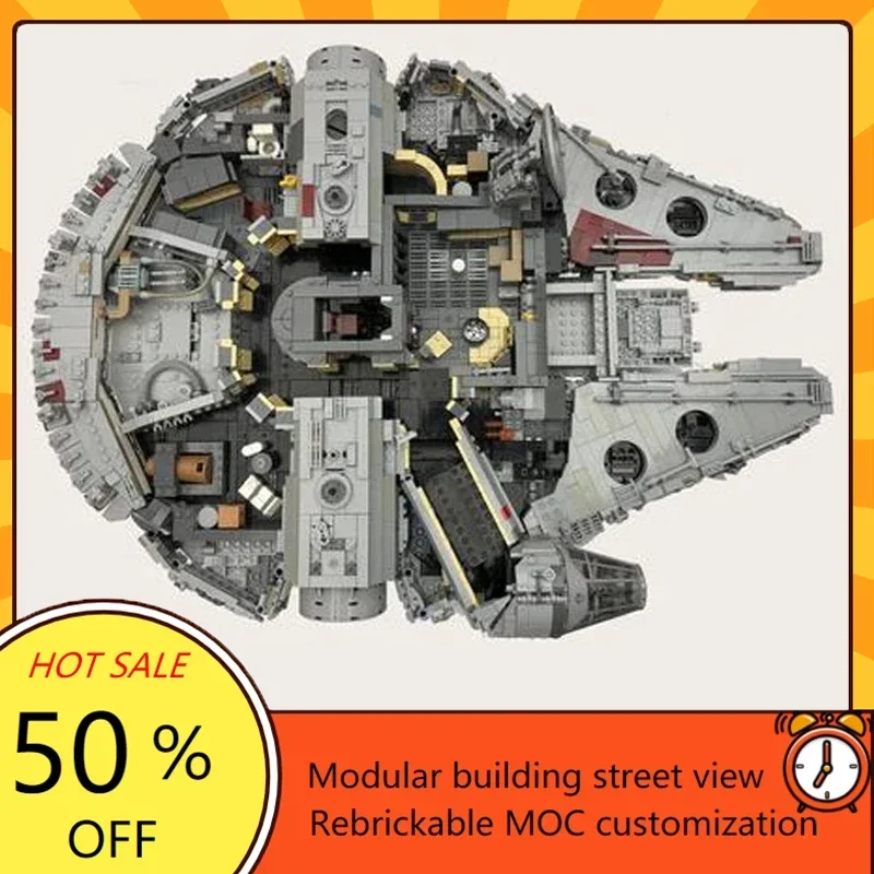 5656PCS MOC Space Battle Series Ultimate Satellite Spacecraft Model Custom Puzzle Technology DIY Assembly Toys Gifts