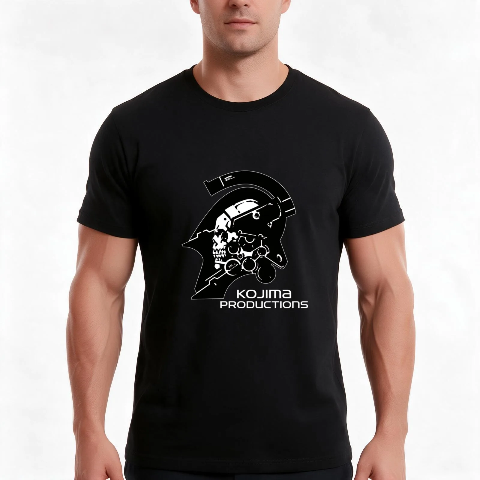 KOJIMA PRODUCTIONS New Kojipro Logo Hideo Kojima T-Shirt, Summer Casual Cotton Tee, Oversized Streetwear Tops, Unisex Men Women