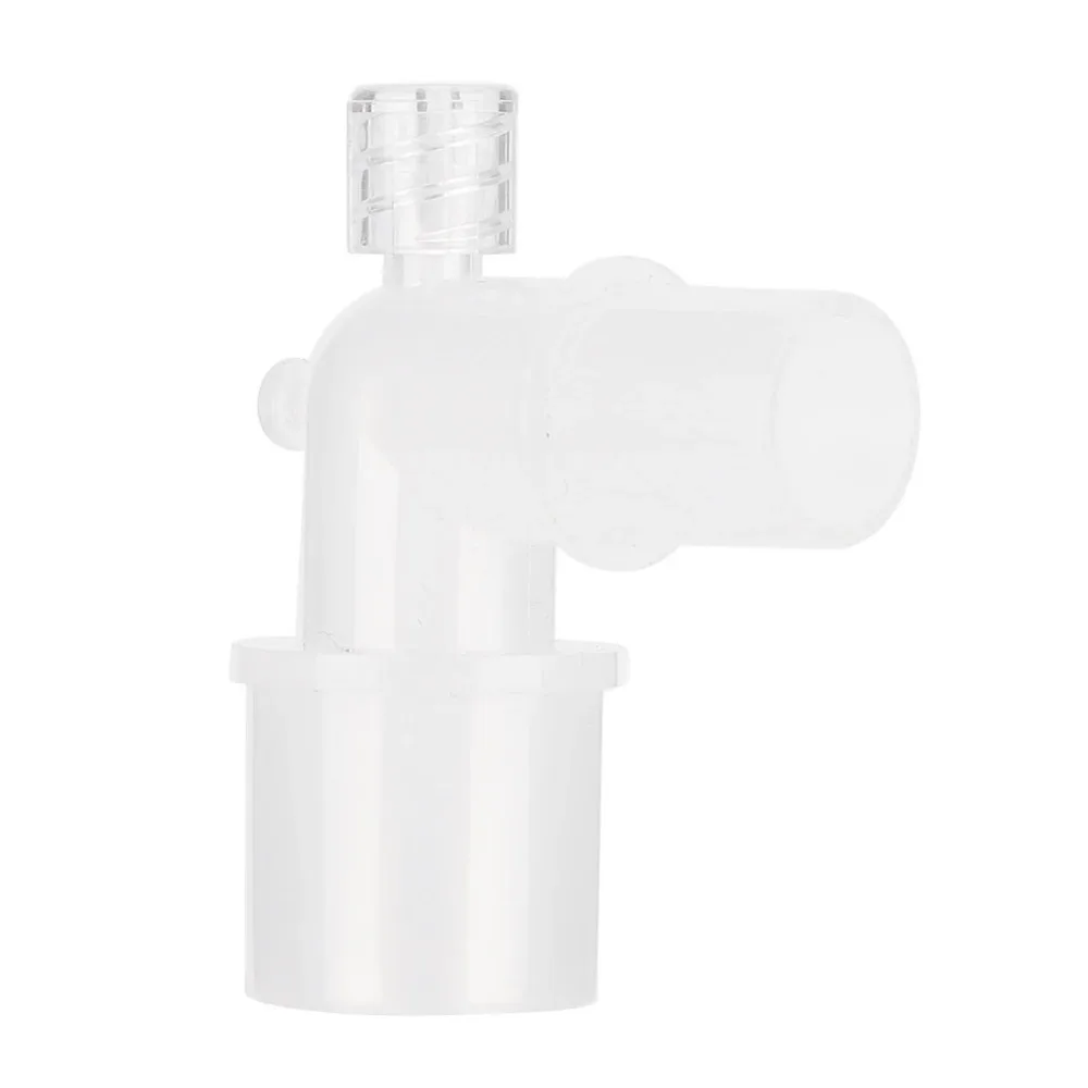 L Shaped Plastic Hose Connector Breathing Tube Connection Adapter For Ventilation Tube Ventilator Accessories Medical Equipment