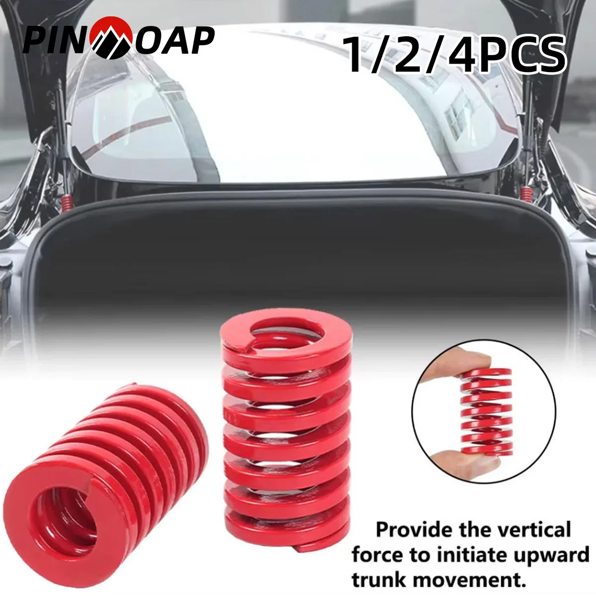 PINMOAP Red Mold Spring Heavy-Duty Compression Spring Spiral Design Suitable For Industrial Machinery 3D Printer Accessories