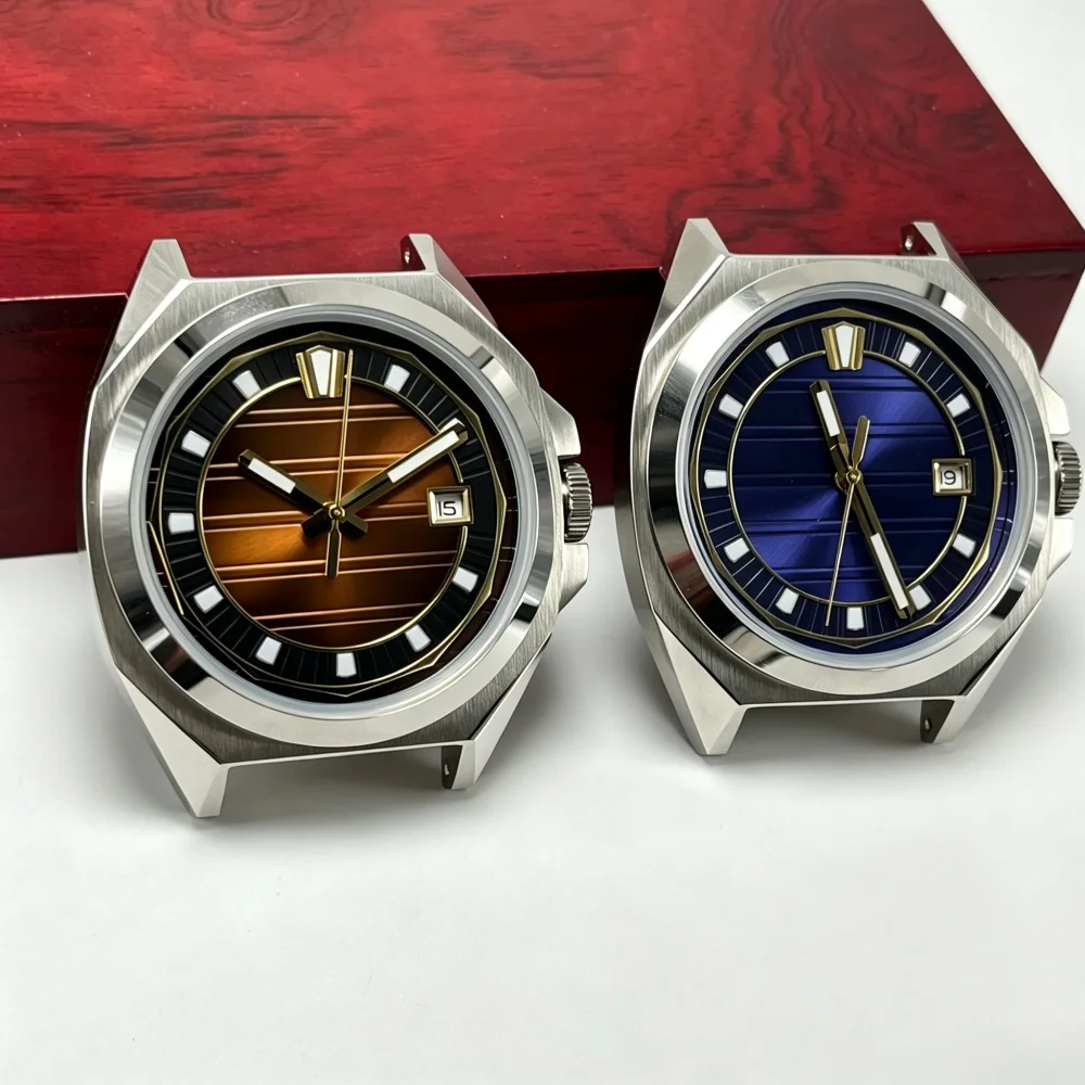 Casual men's 42mm mechanical watch, made of high-quality stainless steel, equipped with MIYOTA 8215/ST1612 movement