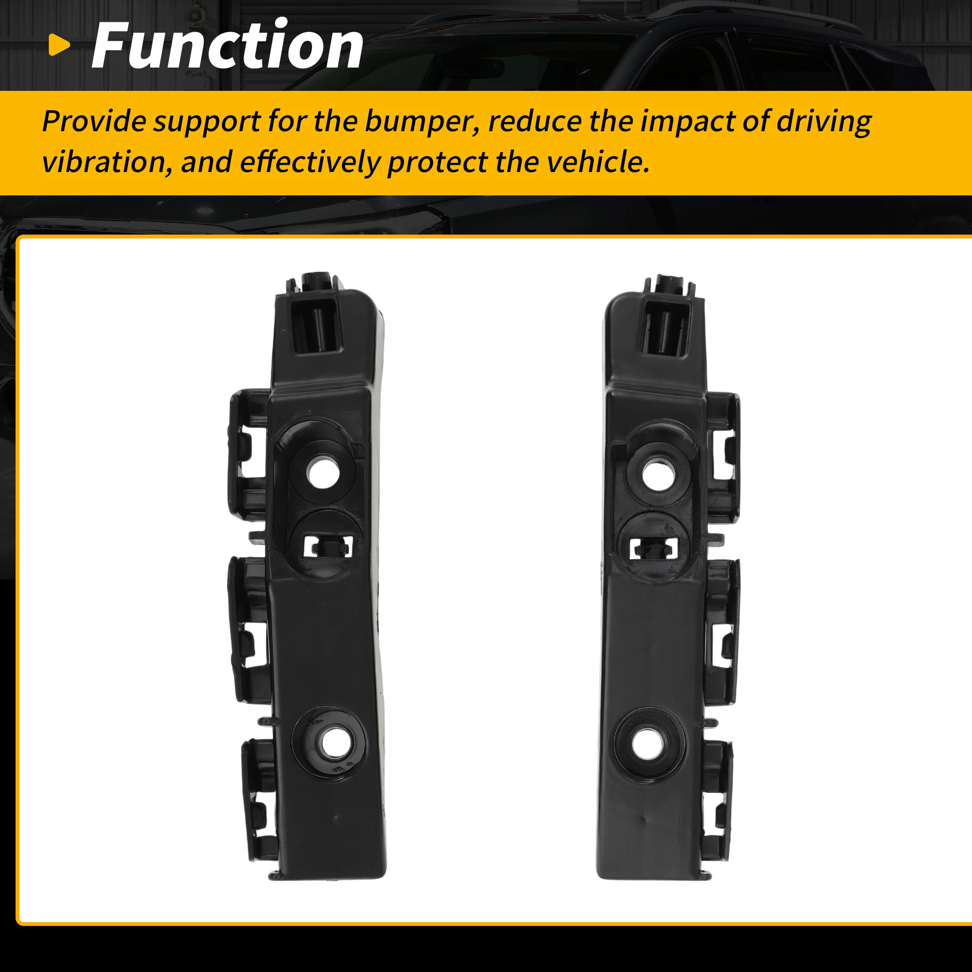 UXCELL Front Bumper Bracket for Dodge Durango 2011-2013 No.55079225AC/55079224AC 1 Pair
