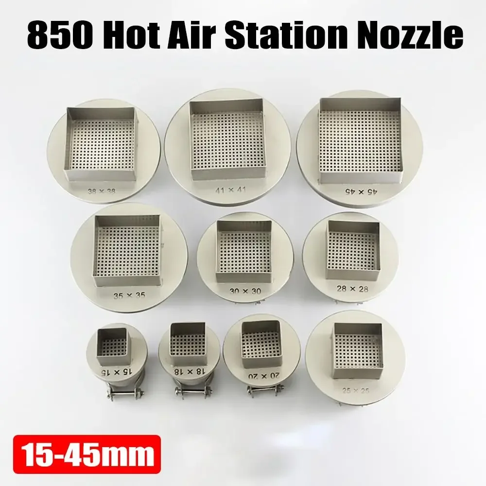 22 مللي متر العالمي لحام إصلاح منفاخ مجفف الشعر الهواء الساخن رأس الشعلة 850 852 قطر 22 مللي متر إعادة العمل محطة لحام فوهة