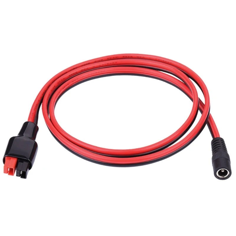 

High Capacity 14AWG Wire, DC5.5mmx2.1mm Female Power Plugs to 45A Connectors Cable for Portable Energy Solution Dropship