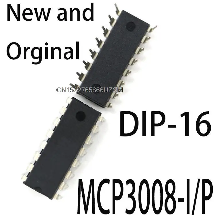 

10PCS New and Original MCP3008 DIP16 DIP-16 DIP MCP3008-I/P