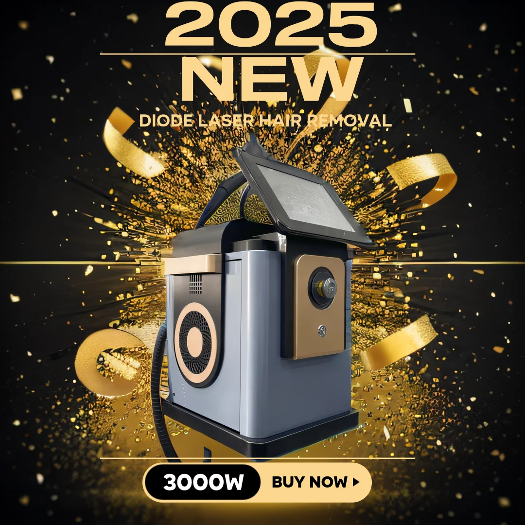 2025 New  4000W  940NM Diode Laser Hair Removal Machine 755nm 808nm 1064nm Painless Epilator Hair Face Body Hair Remove