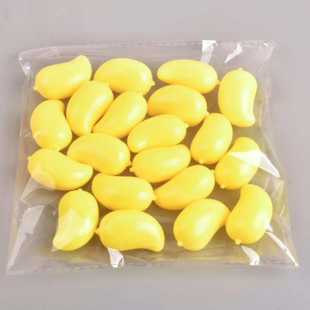 20pcs Lifelike Mini Simulation Food Model Pear Strawberry Artificial Fruits Model Pineapple Cute Simulation Kitchen Toy