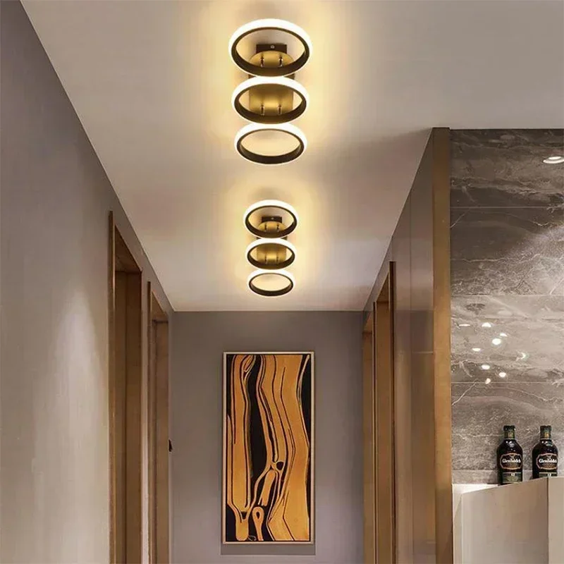 Modern LED Ceiling Lights Chandeliers for Aisle Hallway Bedroom Living Dining Room Indoor Decor Luster Ceiling Lighting Fixtures