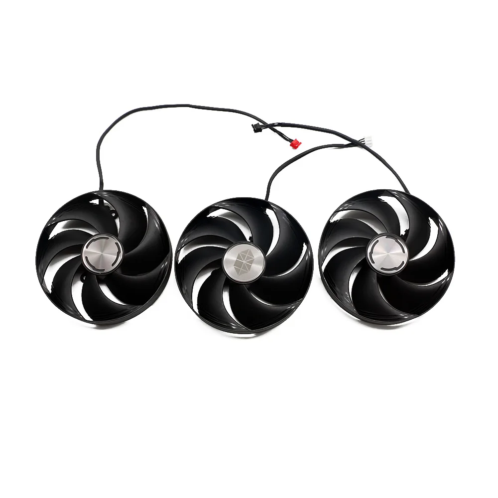 Вентилятор видеокарты RTX5080 RTX5090 Вентиляторы графического процессора PLD10020B12H DC12V 0,65A 4Pin для MSI GeForce RTX 5070 Ti 5080 5090 SUPRIM OC