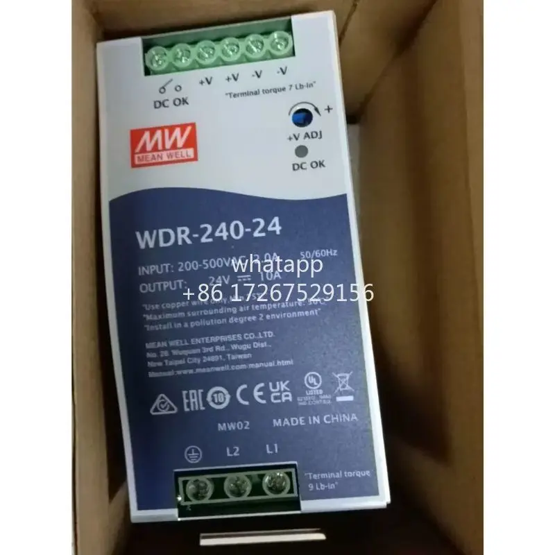 

Новый блок питания WDR-240-24 для быстрой доставки