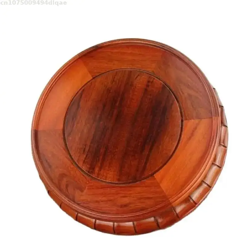 Redwood Root Carving Luxury Base Handicraft Collection Artwork Display Rack Mini Sculpture Decoration Table Vase Flower Pot Base