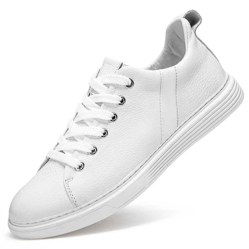 

High Quality Handmade Leather Casual Men Shoes Design Sneakers Man Breathable Leather Shoes Men Ankle Sneaker Outdoor