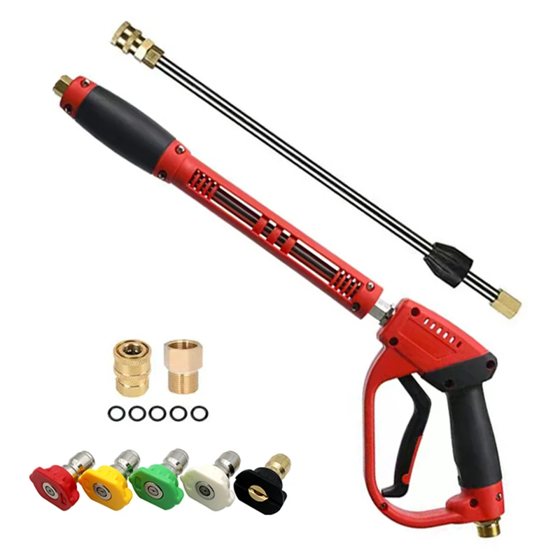 

3 In 1 High Pressure Water Gun 5000psi Car Wash Agricultural Watering, Garden Watering with Replacement Wand Extension