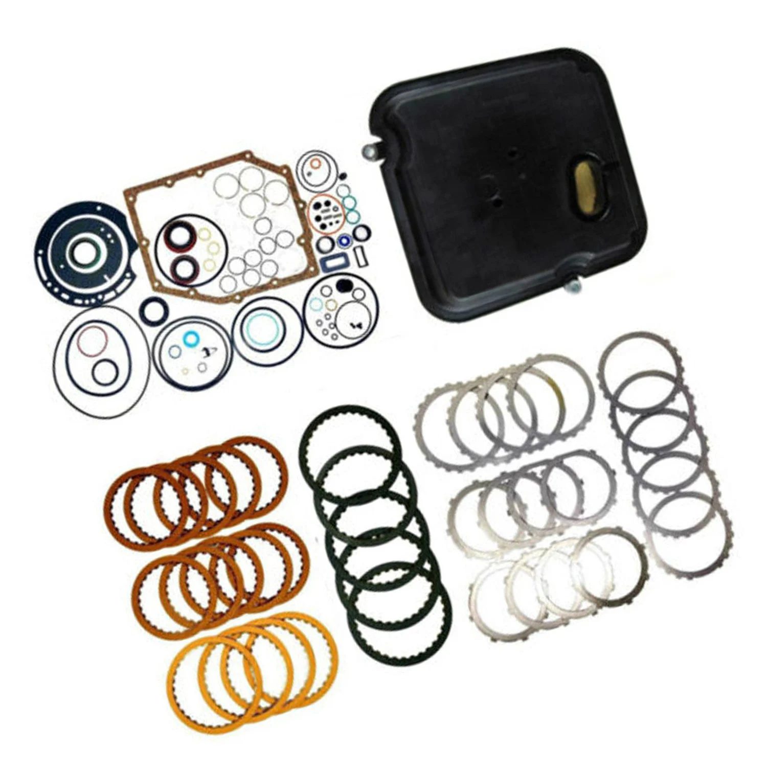 Whole Set 42RLE Transmission Master Rebuild KIT W/ Gaskets Friction Steel Plates For CHRYSLER 300 DODGE JEEP MITSUBISHI RAIDER