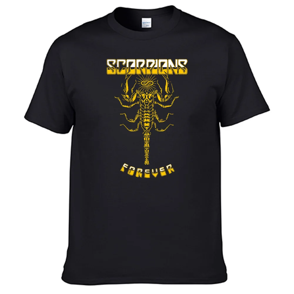 Scorpions T Shirt Heavy Metal Band Shirt 100% Cotton N012