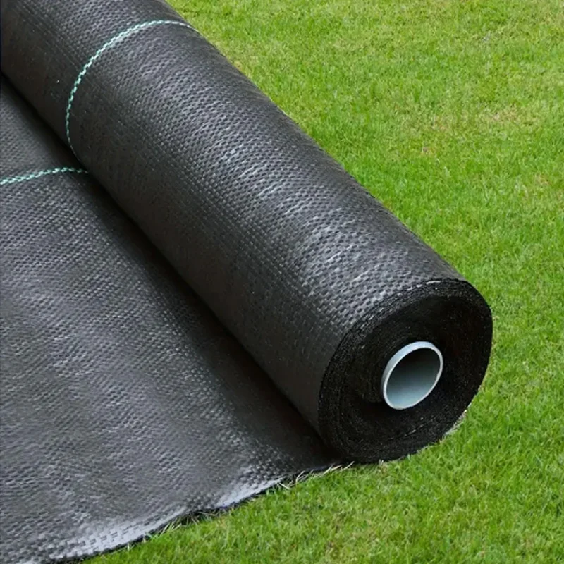 Verstärkte Unkrautvlies-Gewebeplane, Langlebige Vlies-Bodenabdeckung für Gartenbau und Landwirtschaft – Detail 1