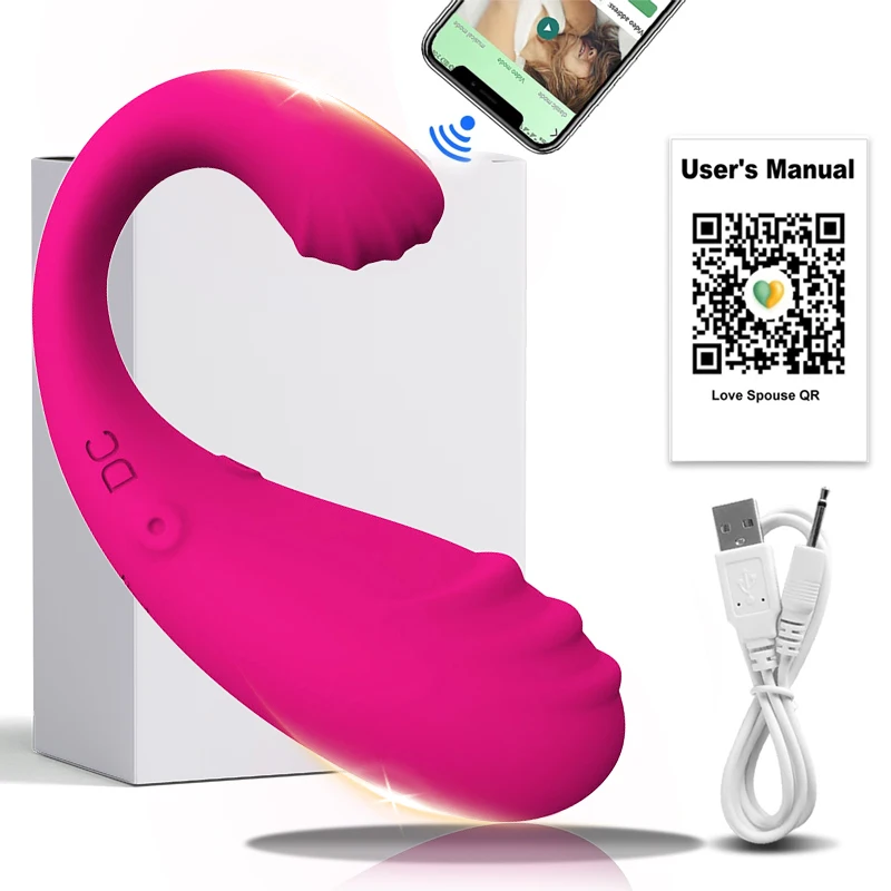 Consolador inalámbrico con Bluetooth para mujer, vibrador de Punto G con Control remoto por aplicación, bragas vibradoras femeninas, huevo vibrador