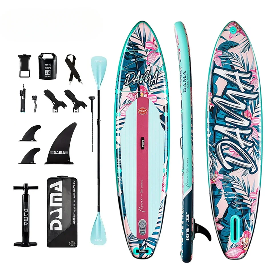 

DF-009 Series Wholesale Inflatable Stand up Surfing Paddle SUP Paddle Pack Accessories