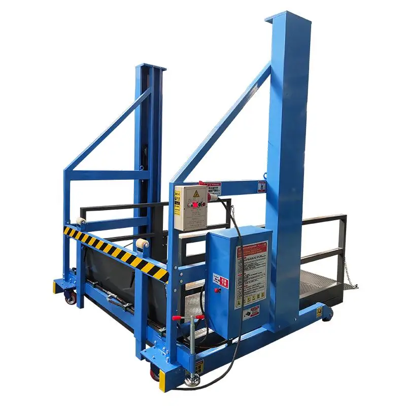 

Mobile loading and unloading platform 2 tons of remote control electric and hydraulic loading and unloading