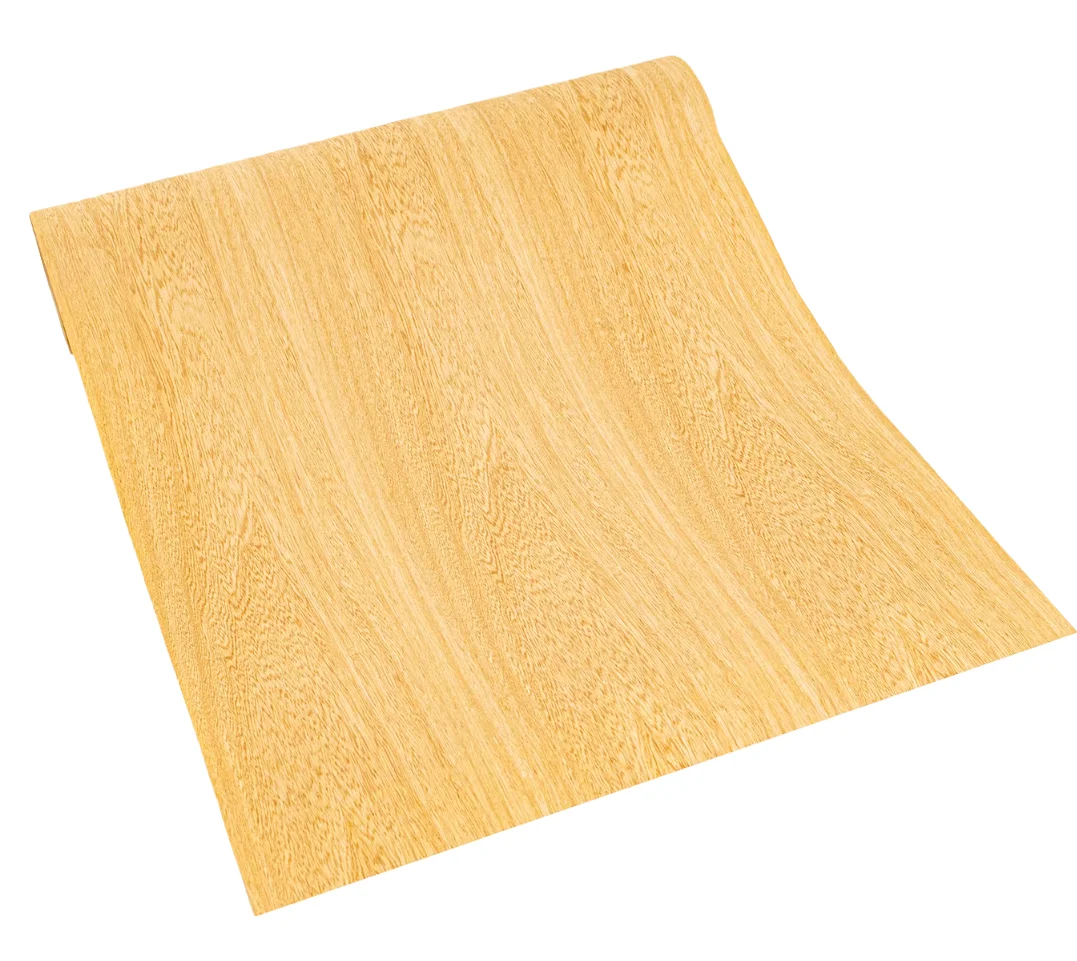 

Шпон из натурального дерева венге, 0,25 мм, на крафтовой основе, натуральная ширина, натуральный желтый цвет, для декоративной отделки мебели