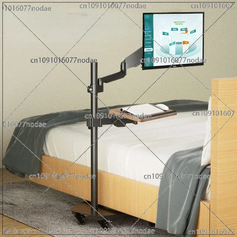 Lying and Watching Bedside Monitor Floor-standing Bracket Moving Lazy Computer Desk Suspension Mechanical Arm