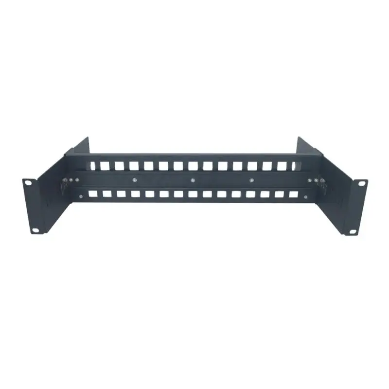 

19 Inch Adjustable Rackmount Din Rail Aluminum Case Chassis in Cabinet Bracket for 35mm Din-Rail Mount Devices