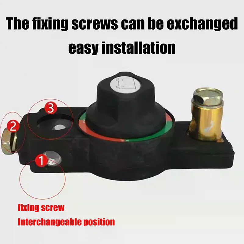 12V24V Universal Car Battery Disconnect Switch Manual Circuit Breaker Tool Free Knob Anti-Power Off Leakage Protector Auto Parts