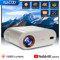 Alincoo D7W Projector 4k Support Auto Focus Android 11 Mini Portable Projector Beam Full HD 1080P Home theater Projectors