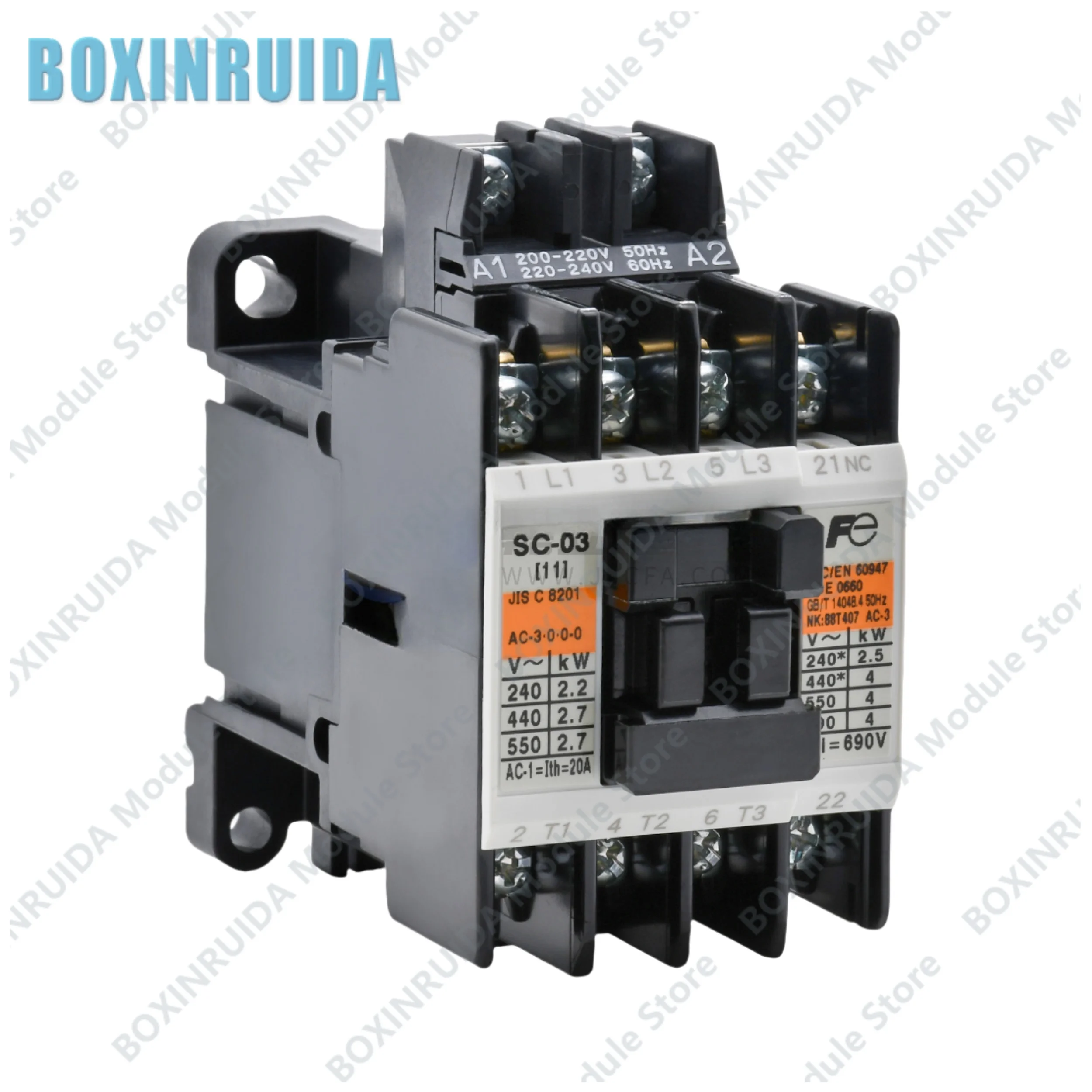 Brand new original Electromagnetic AC contactor SC-03 AC220V