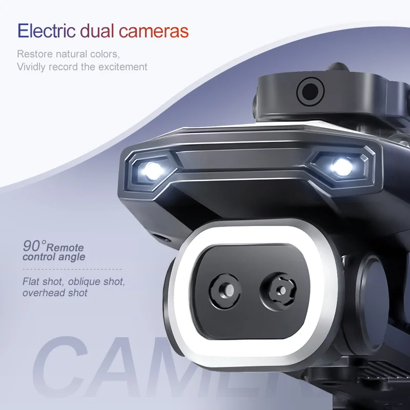 LU2 Drohne 4K Dual Motorisierte Kamera + Intelligente Hindernisvermeidung Optischer Hover + Waypoint Flight One-Touch Takeoff/Rückführung HD Vlog