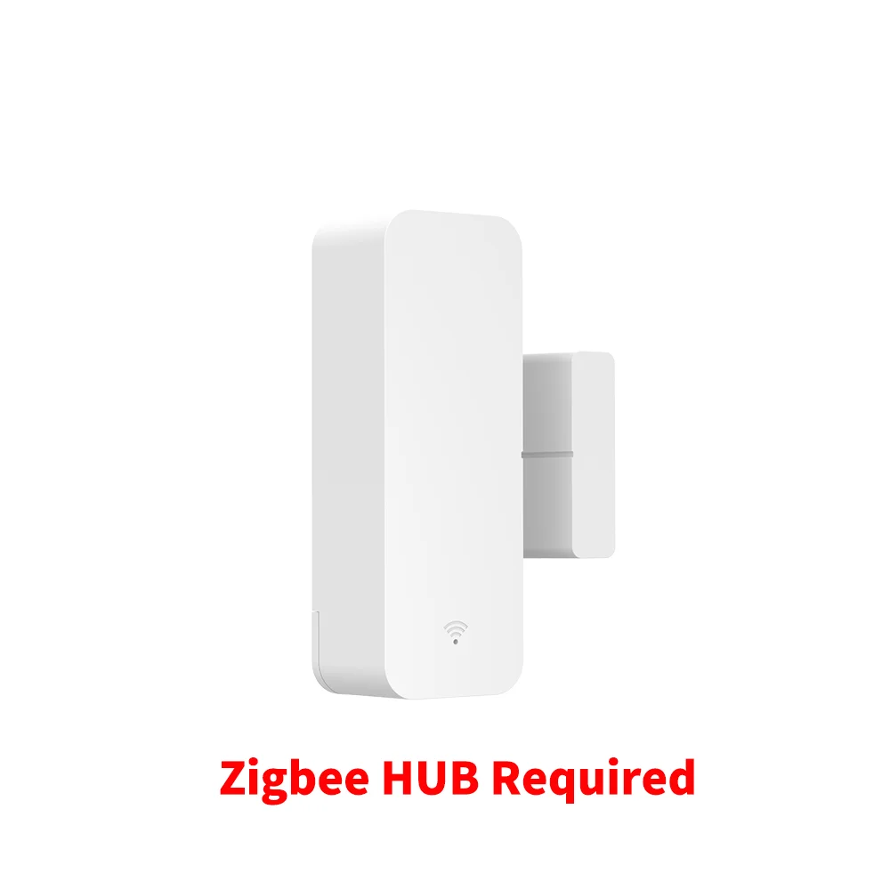 Zigbee 3.0 Türsensor Fenstersensor Kontaktsensor Zigbee-Hub erforderlich Kompatibel mit Home Assistant Yandex Alexa ZHA Zigbee2MQTT