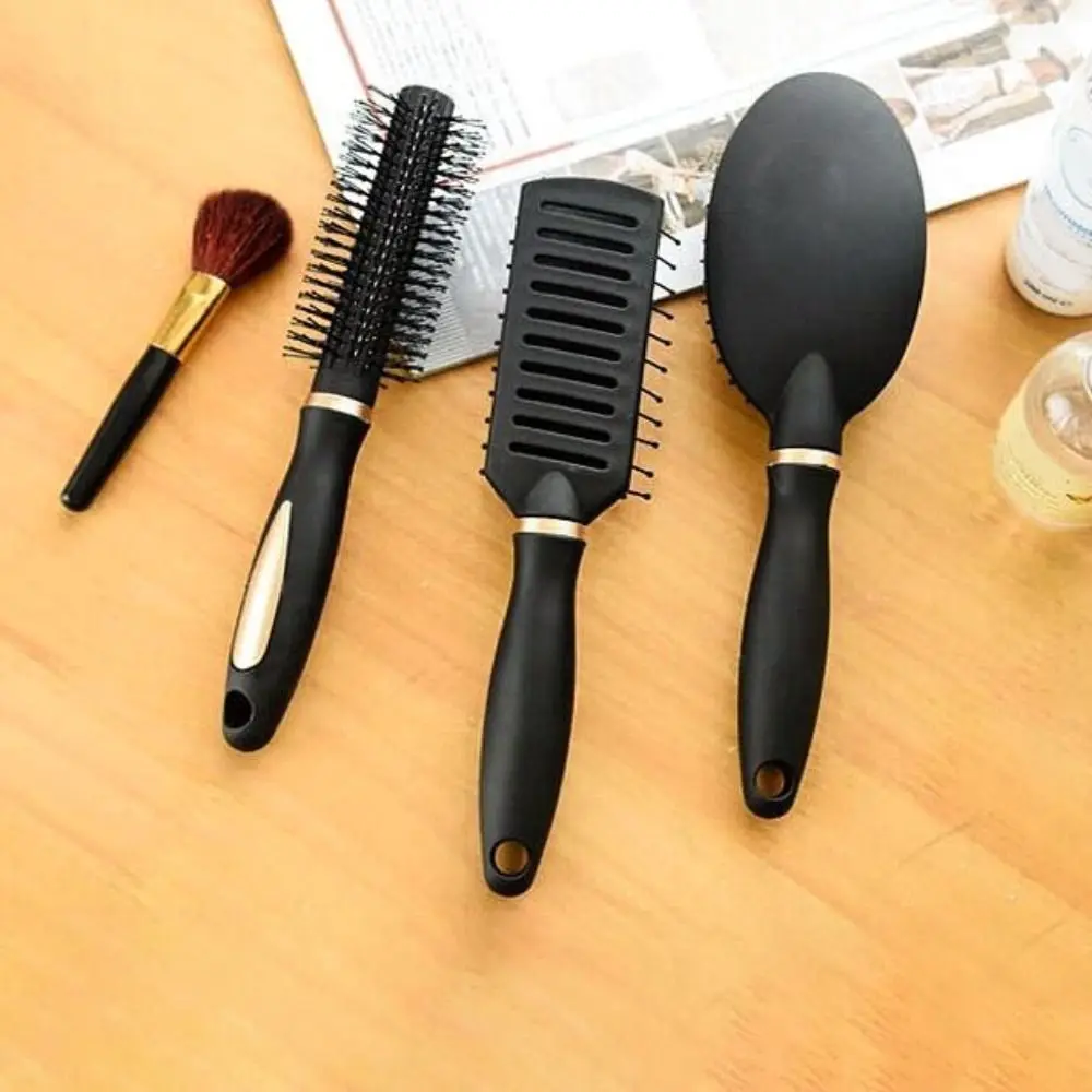 

Professional Plastic Wide Teeth Hair Comb Detangling Curly Scalp Massage Comb Roll Hairbrush DIY Salon Hair Comb Unisex