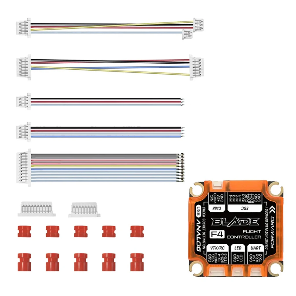 

Контроллер полета RUSHFPV BLADE F405 50A SPORT F4 DE21 + DE18/DE22 + DE18 для аналоговой/цифровой версии для FPV дрона