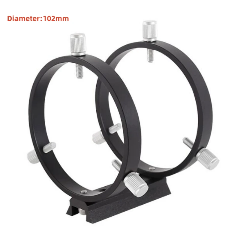 

Agnicy 102mm Guide Ring Set Three Point Astronomical Photography Guide Ring 1PCS Plate + 2PCS Ring + 8PCS Screws