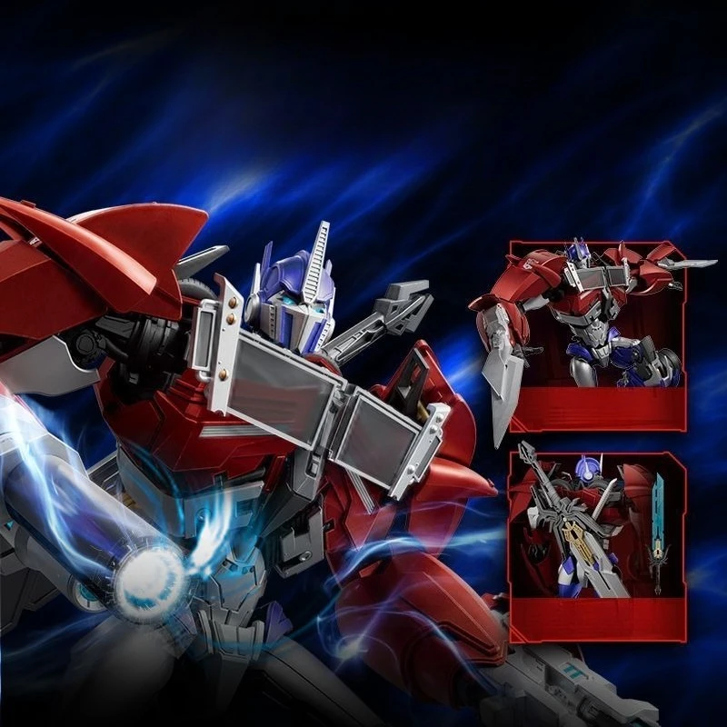 New Original Blokees Transformers Legendary Edition Leader's Certificate Optimus Prime Model Mobile Assembled Toy Boy Gift