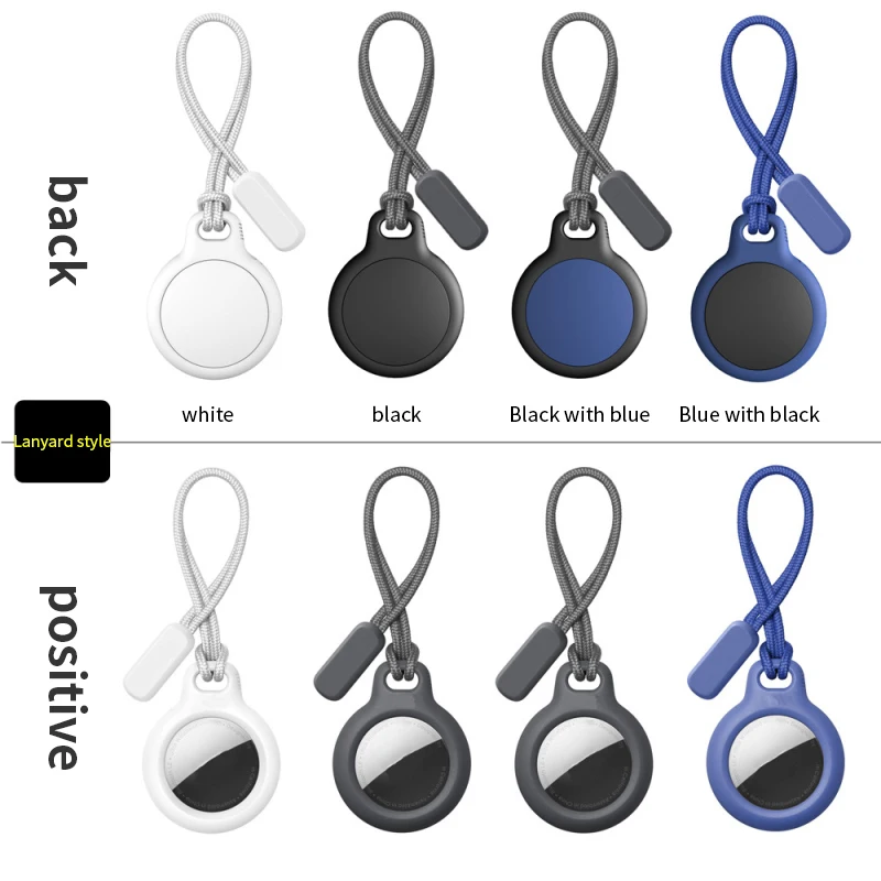 Für Air Tag Tracker Fall für Airtag Fall Silikon Schlüssel bund Locator Tracker Anti-Lost Gerät Hund Katze Halsband Kind GPS Finder